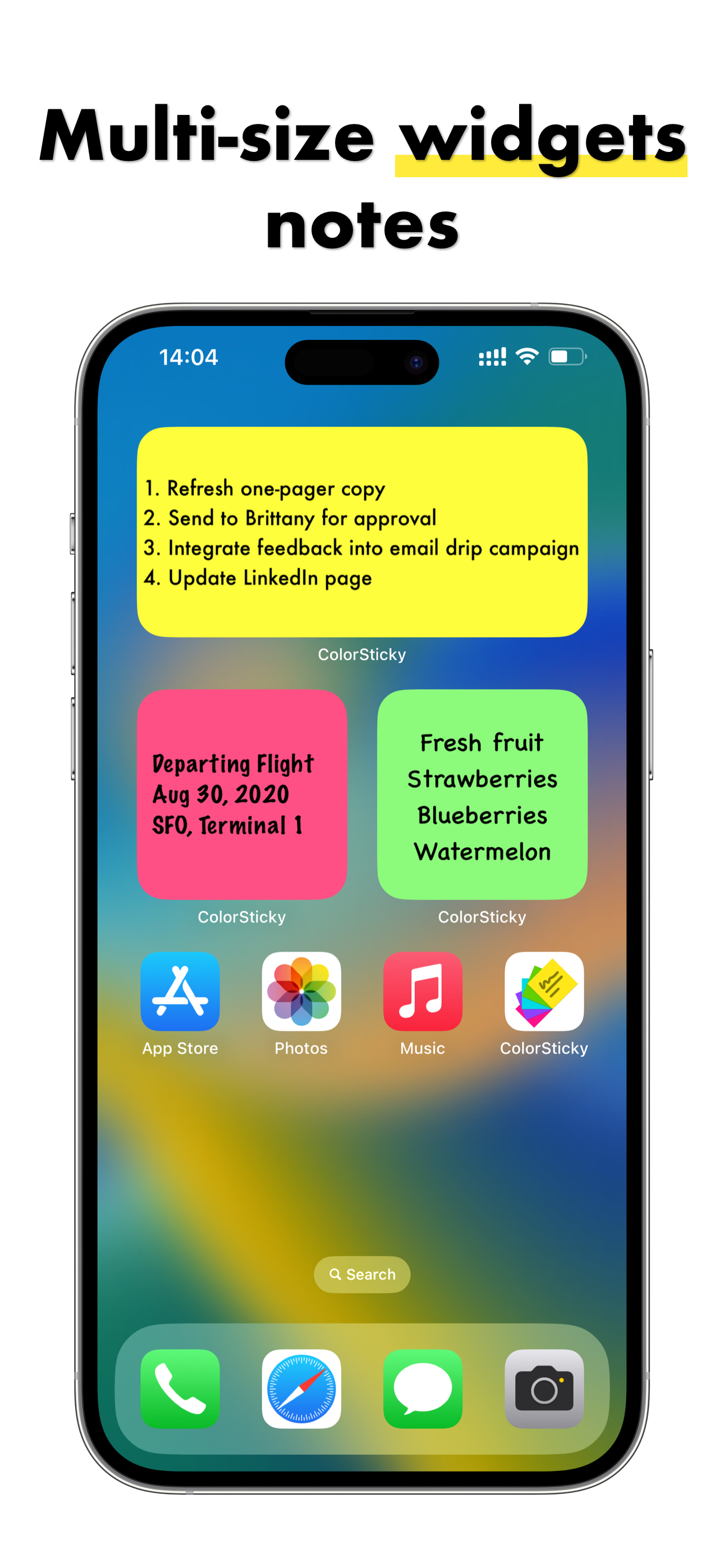 ColorSticky: Sticky Notes App
