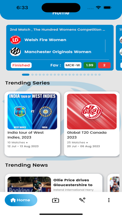 Diamond Cricket Liveline Screenshot