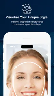 hair cut dye face app try on iphone screenshot 2