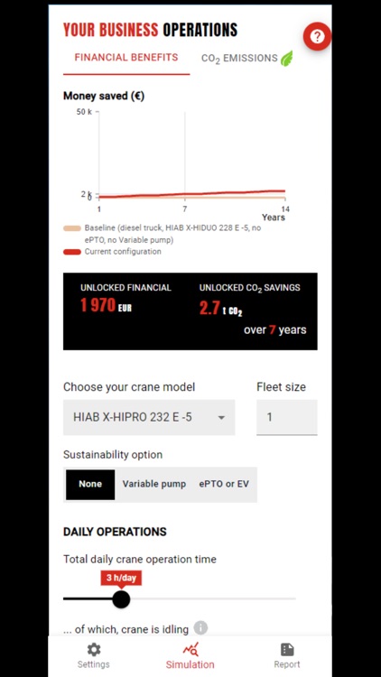Hiab Value Simulator