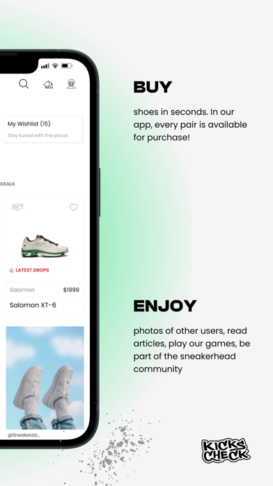 Kicks Check - sneakers app Screenshot