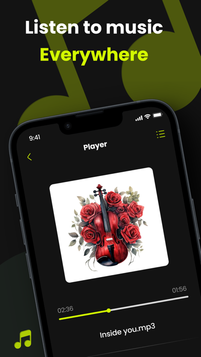 Screenshot #2 pour Offline Music Player Pro