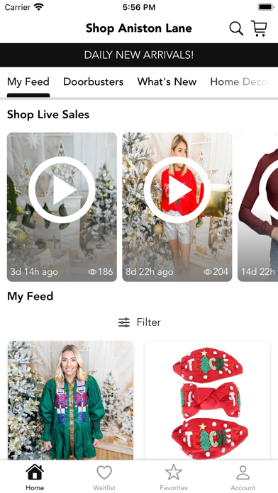 Shop Aniston Lane Screenshot