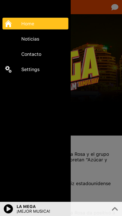 La Mega Tampa 101.1FM & 1110AM Screenshot