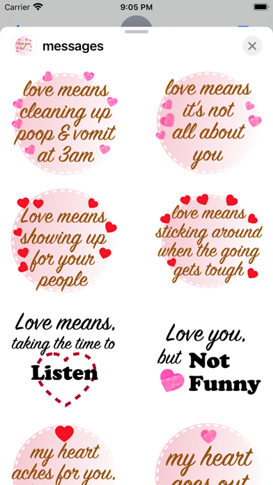 messages of the heart Screenshot