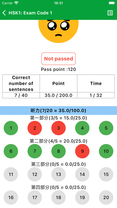 HSK Online - Exam HSK & TOCFL Screenshot