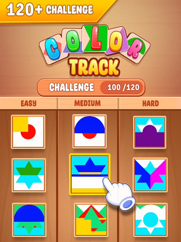 Color Track - Logic IQ Puzzle