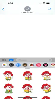 tiny clown emojis iphone screenshot 1