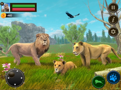 サファリ ライオン シミュレーター ゲーム 3Dのおすすめ画像5