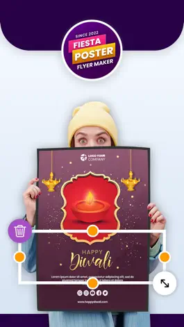 Game screenshot Fiesta Poster Flyer Maker 2022 mod apk
