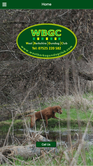 West Berkshire Gundog Club Screenshot