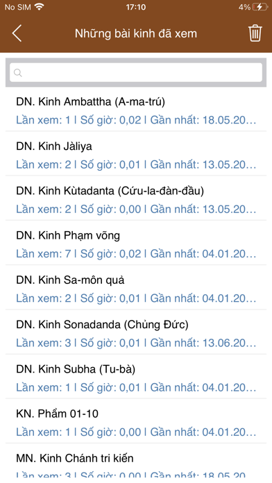 Nikaya Reading Screenshot