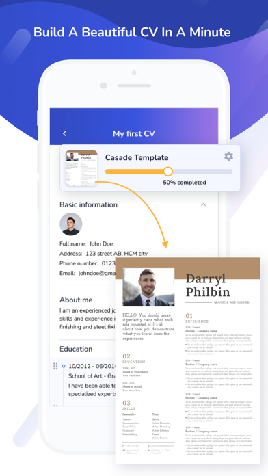 CVSimply Screenshot