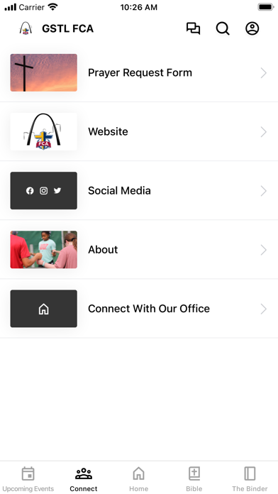 Greater St. Louis FCA Screenshot