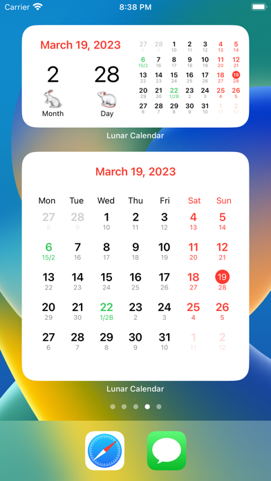 Lunar Calendar And Widget Screenshot