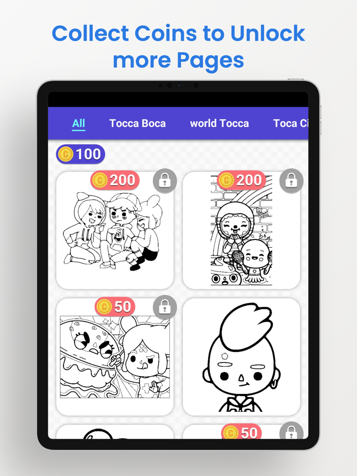 Tocca Coloring By Number