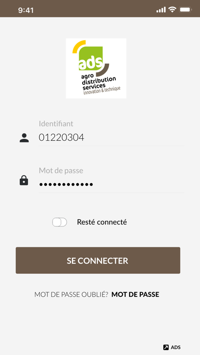 ADS AGRO Négoce Screenshot