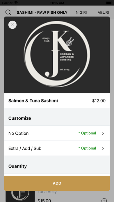 K & J Cuisine Screenshot