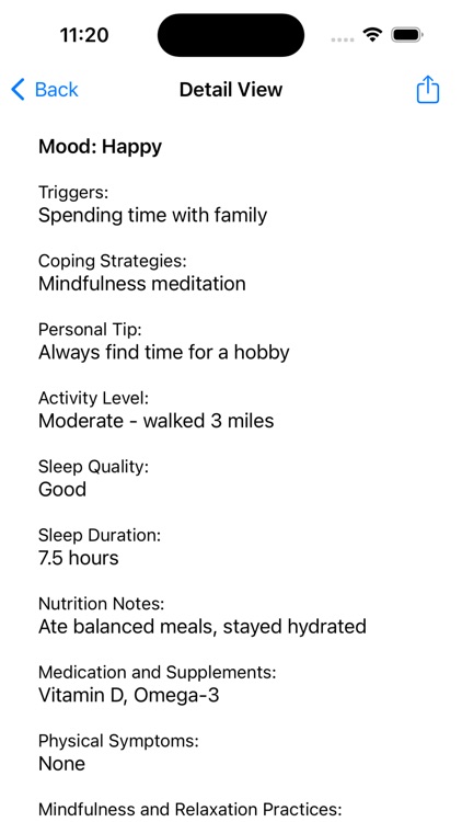 Mental Health CheckIns