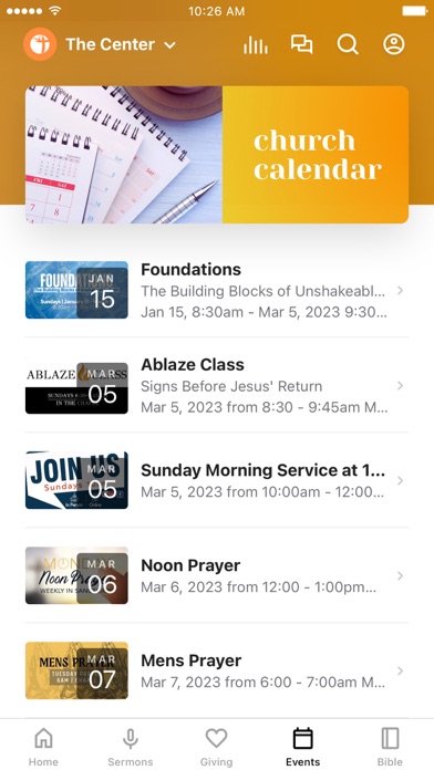 Pueblo Christian Center Screenshot