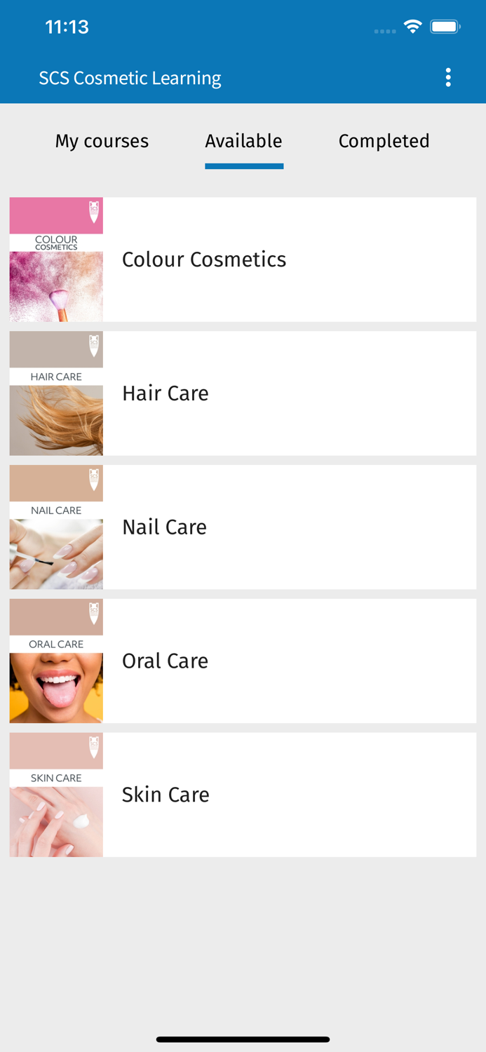 SCS Cosmetic Learning