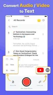 speech to text + ai iphone screenshot 1