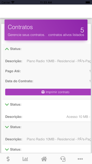 Central do Assinante Itelfibra Screenshot