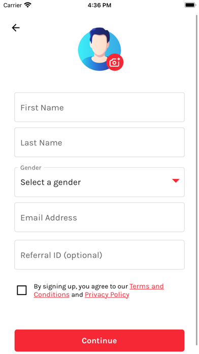 App screenshot