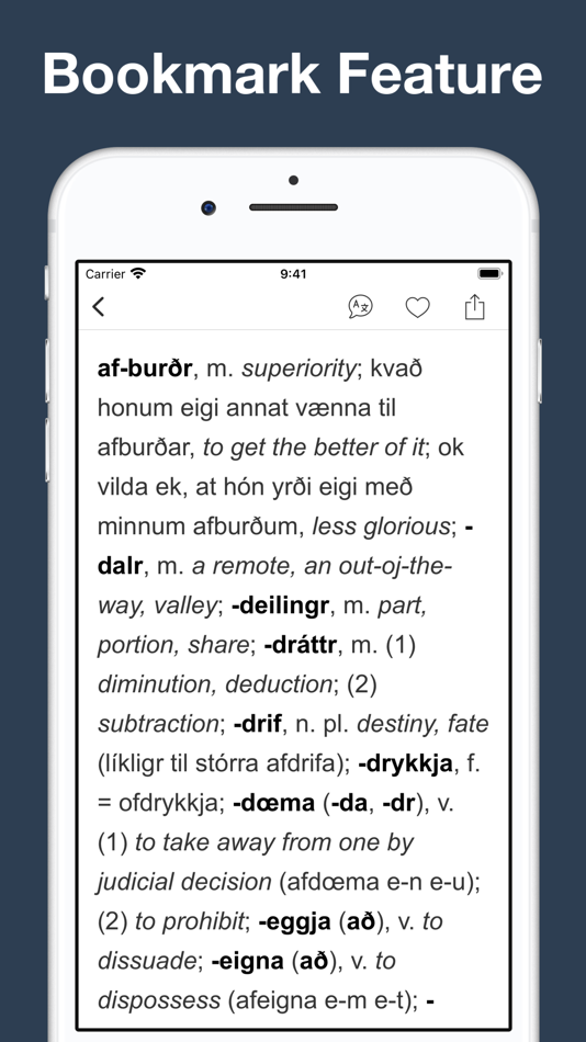 #8. Combined Icelandic Dictionary (iOS) By: Trang Hoai