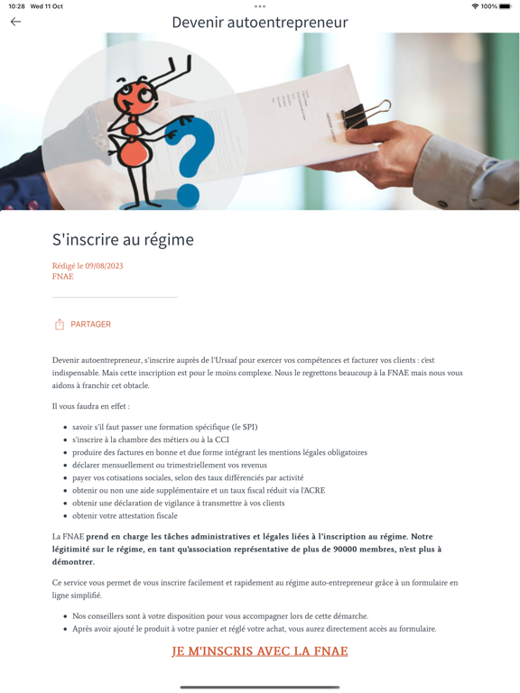 Screenshot #6 pour Autoentrepreneur Pratique