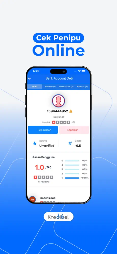 Kredibel – Cek Penipu Online