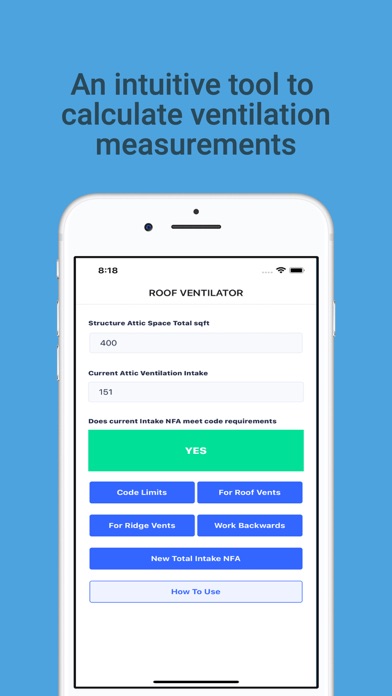 Roof Ventilator Screenshot