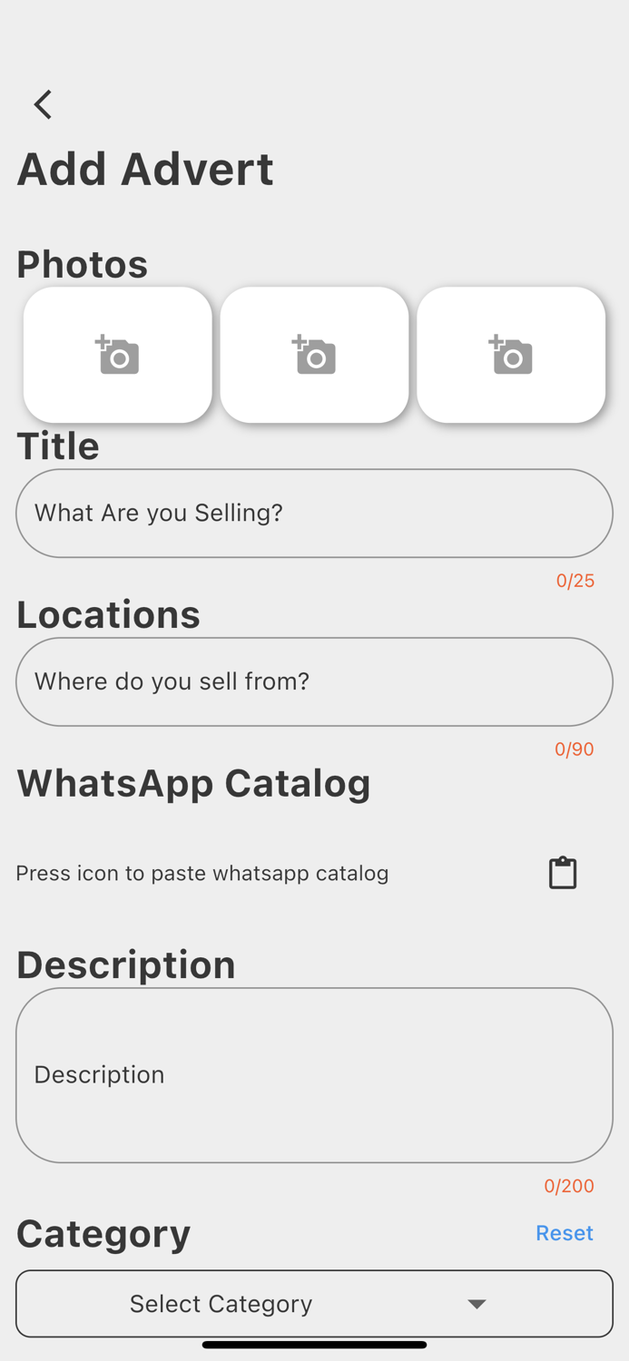 Zim Dealers Buy and Sell Market