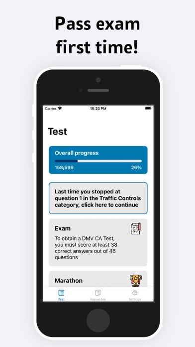 Screenshot #3 pour California DMV — practice test
