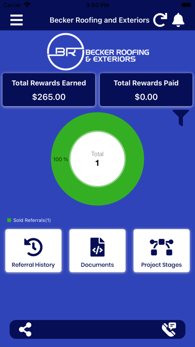 Becker Roofing and Exteriors Screenshot