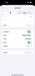 Checklist Widget - Check List screenshot #2 for iPhone