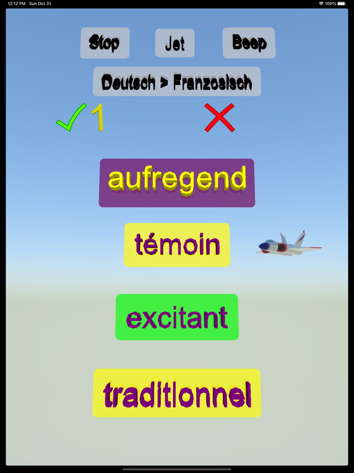 Egitir Deutsch Französisch app