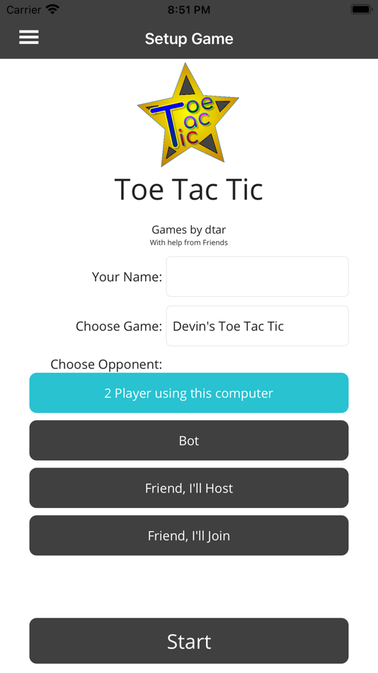 #2. Toe Tac Tic Game (iOS) 由: Pedro Ramirez
