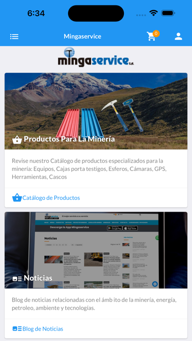 Mingaservice Screenshot