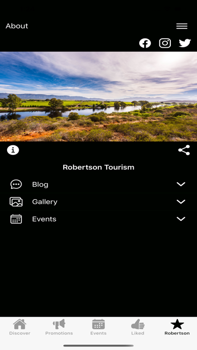 Robertson Tourism Screenshot