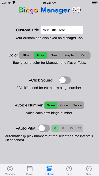 Screenshot 4 of Bingo Manager 90 App