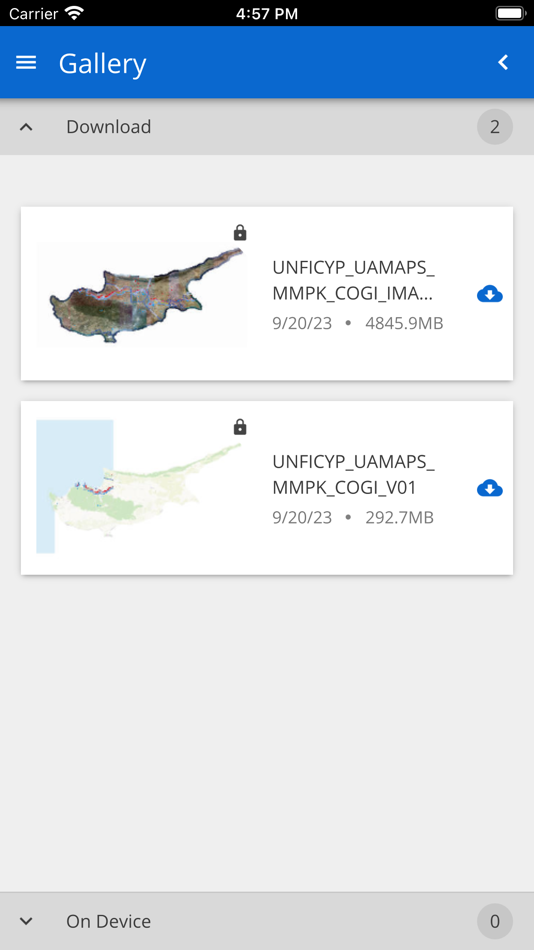 #2. Unite Aware Maps UNFICYP (iOS) 由: United Nations Global Service Centre