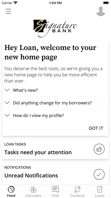Signature Bank of AR Mortgage Screenshot