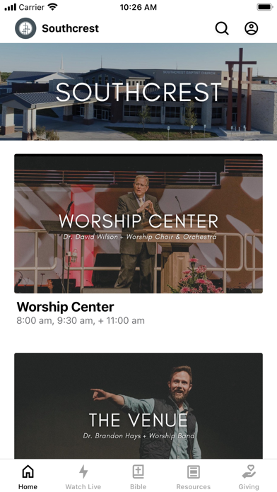 Southcrest Baptist Church US Screenshot