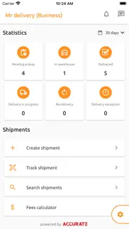 mr delivery business iphone screenshot 3