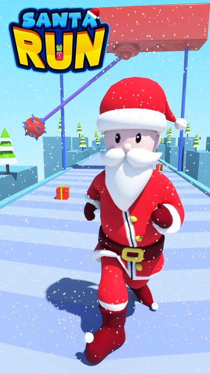 Santa Fun Run 3D-Running Games