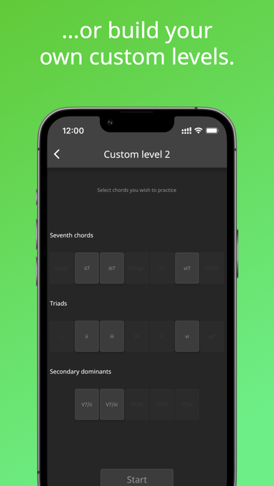 Chord X — Guitar Ear Training Screenshot