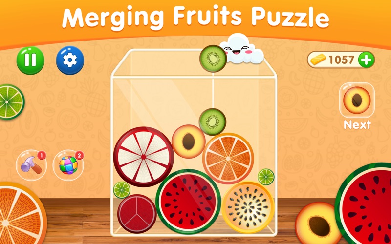 Watermelon Fruit Merging Game Screenshot