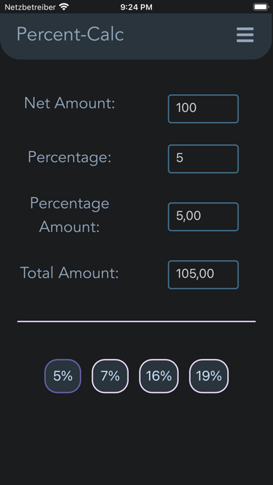 Screenshot #3 pour Pro Percent Calculator
