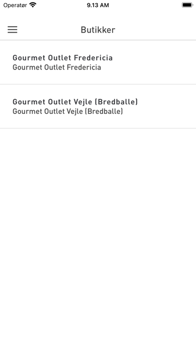 Gourmet Outlet Screenshot